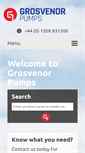 Mobile Screenshot of grosvenorpumps.com